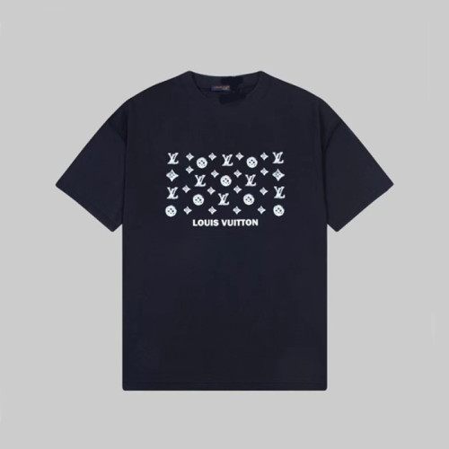 루이비통 남성 블랙 티셔츠 - Louis vuitton Mens Black Tshirts - lvc347x