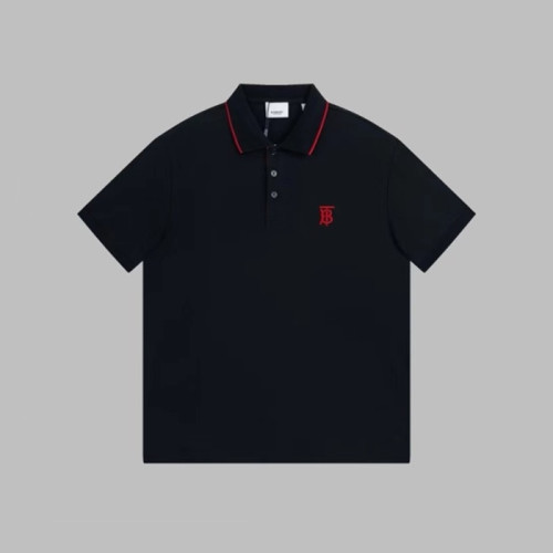 버버리 남성 블랙 폴로 티셔츠 - Burberry Mens Black Tshirts - buc311x