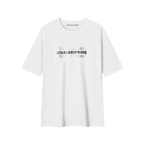 알렉산더왕 남성 화이트 반팔티 - Alexander wang Mens White Tshirts - alc241x