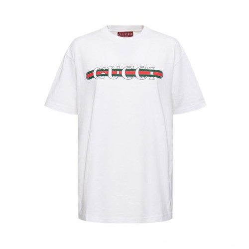 구찌 남성 화이트 티셔츠 - Gucci Mens White Tshirts - guc363x