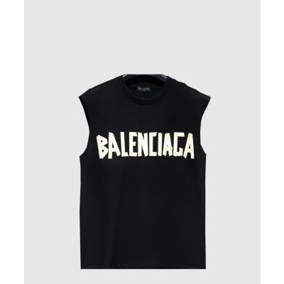발렌시아가 남성 블랙 나시 - Balenciaga Mens Black Tshirts - bac359x