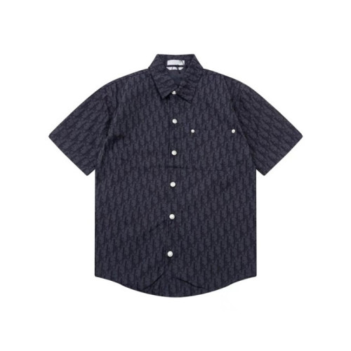 디올 남성 네이비 반팔 셔츠 - Dior Mens Navy Shirts - dic350x