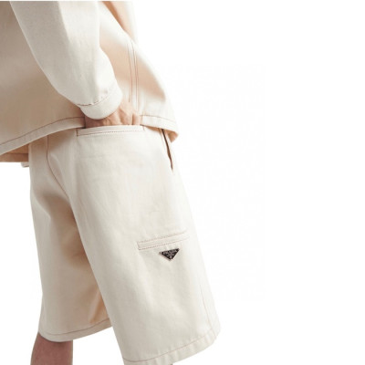 프라다 남성 베이지 반바지 - Prada Mens Beige Half-pants - dic408x