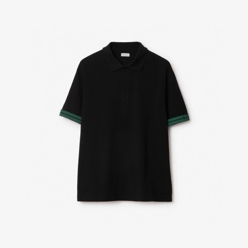 버버리 남성 블랙 반팔 폴로 티셔츠 - Burberry Mens Black Tshirts - buc491x