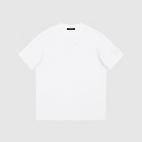 루이비통 남성 화이트 반팔티 - Louis vuitton Mens White Tshirts - lvc554x
