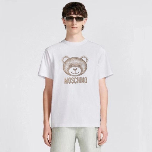 모스키노 남/녀 화이트 반팔티 - Moschino Unisex White Tshirts - moc590x