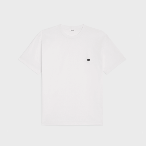 셀린느 남성 화이트 반팔 티셔츠 - Celine Mens White Tshirts - cec27x
