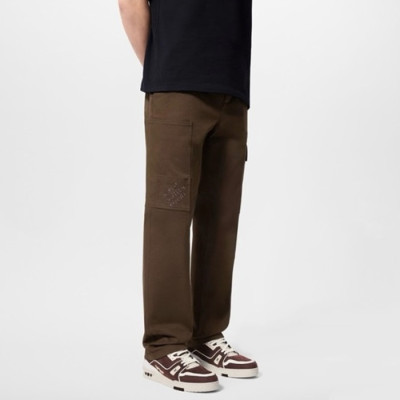 루이비통 남성 브라운 팬츠 - Louis vuitton Mens Brown Pants - lvc646x