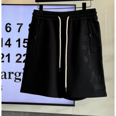 메종마르지엘라 남성 블랙 반바지 - Maison Margiela Mens Black Half-pants - mac783x