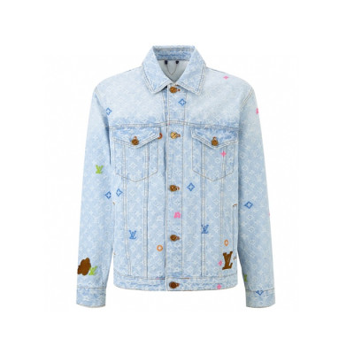 루이비통 남성 블루 재킷 - Louis vuitton Mens Blue Jackets - lvc879x