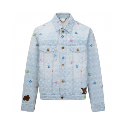 루이비통 남성 블루 재킷 - Louis vuitton Mens Blue Jackets - lvc879x