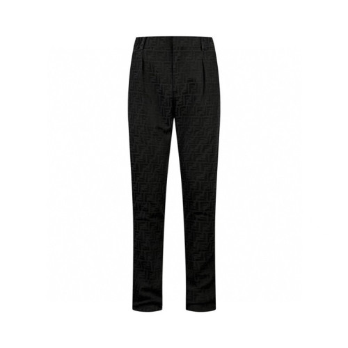 펜디 남성 블랙 슬랙스 - Fendi Mens Black Slacks - fec940x