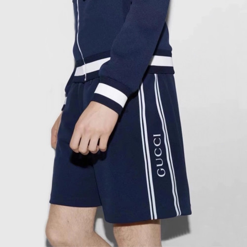 구찌 남성 네이비 반바지 - Gucci Mens Navy Half-pants - guc951x