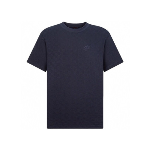 루이비통 남성 네이비 반팔 티셔츠 - Louis vuitton Mens Navy Tshirts - lvc957x