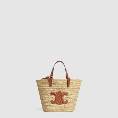 셀린느 여성 틴 서플 클래식 파니에 라피아 백 - Celine Womens Tin Tote Bag - ceb2155x