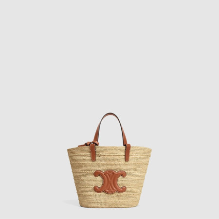 셀린느 여성 틴 서플 클래식 파니에 라피아 백 - Celine Womens Tin Tote Bag - ceb2155x