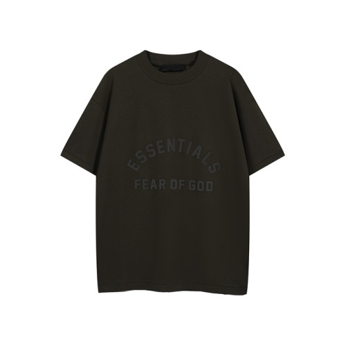 피어오브갓 남성 카키 반팔 티셔츠 - Fear of god Mens Khaki Tshirts - fec1031x