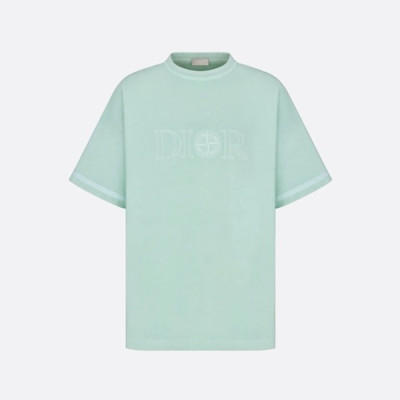 디올 남성 민트 반팔 티셔츠 - Dior Mens Mint Tshirts - dic1056x