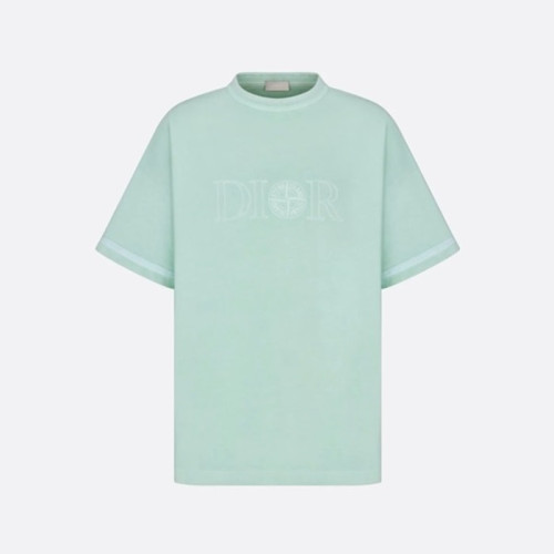 디올 남성 민트 반팔 티셔츠 - Dior Mens Mint Tshirts - dic1056x