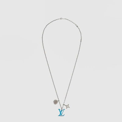 루이비통 남성 LV 터콰이즈 목걸이 - Louis vuitton Mens LV Turquoise Necklace - acc1965x