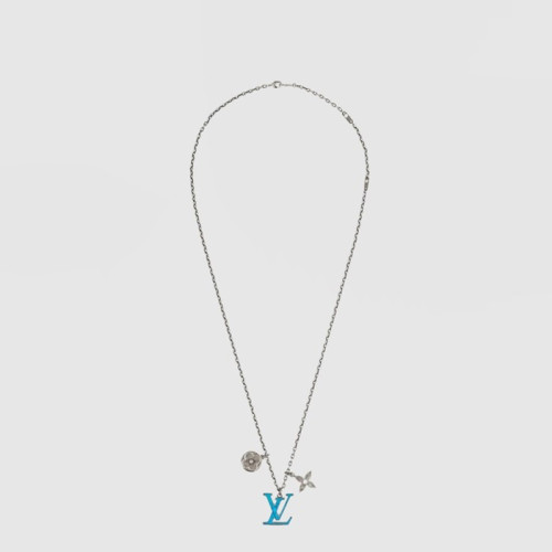 루이비통 남성 LV 터콰이즈 목걸이 - Louis vuitton Mens LV Turquoise Necklace - acc1965x