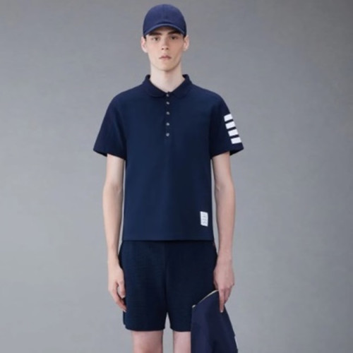 톰브라운 남성 폴로 반팔티 - Thom Browne Mens Polo Tshirts - thc1229x
