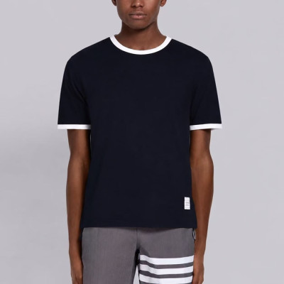 톰브라운 남성 라운드 반팔티 - Thom Browne Mens Round Tshirts - thc1356x