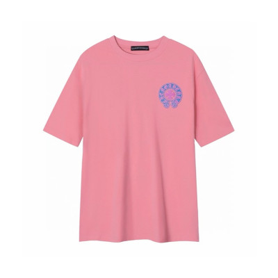 크롬하츠 여성 라운드 반팔티 - Chrome Hearts Womens Round Tshirts - chc1508x