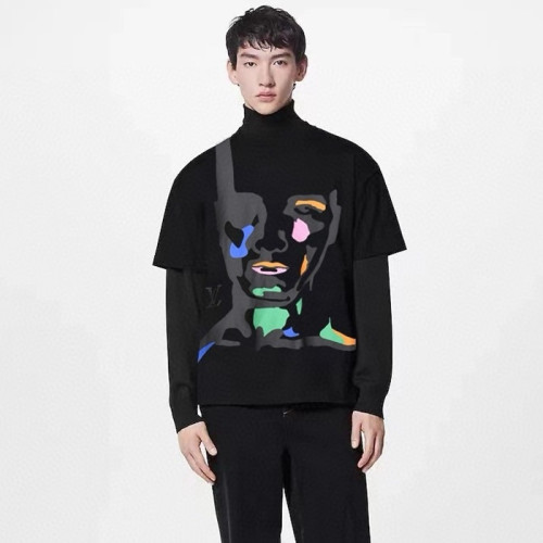 루이비통 남성 라운드 반팔 티셔츠 - Louis vuitton Mens Round Tshirt - lvc1795x