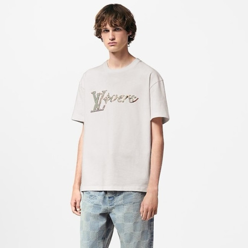 매장판 루이비통 남성 라운드 반팔 티셔츠 - Louis vuitton Mens Round Tshirt - lvc1860x