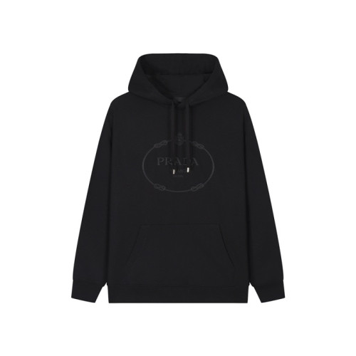 프라다 남성 캐쥬얼 후드티 - Prada Mens Black Hoodie - prc1910x