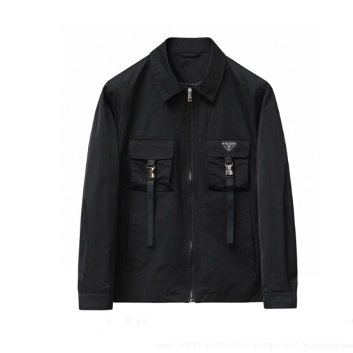 프라다 남성 모던 블랙 자켓 - Prada Mens Black Jackets - prc2001x