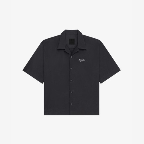 지방시 남성 반팔 셔츠 - Givenchy Mens Black Shirts - gic2260x