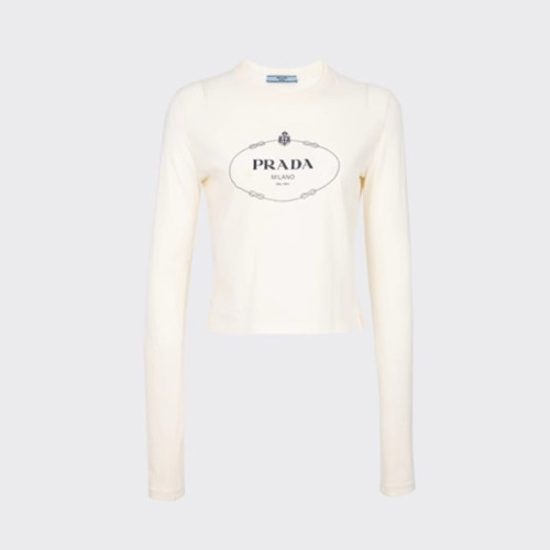 프라다 여성 라운드 맨투맨 - Prada Womens Round Tshirts - prc2465x