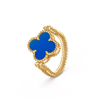 반클리프 아펠 여성 빈티지 알함브라 리버서블 링 - Van Cleef & Arpels Vintage Alhambra Ring - acc2354x