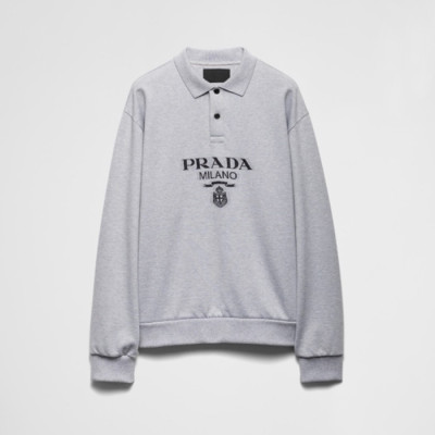 프라다 남성 폴로 긴팔티 - Prada Mens Polo Tshirt - prc2872x
