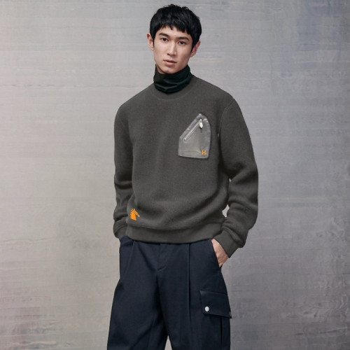 에르메스 남성 라운드 맨투맨 - Hermes Mens Round Tshirt - hec2906x