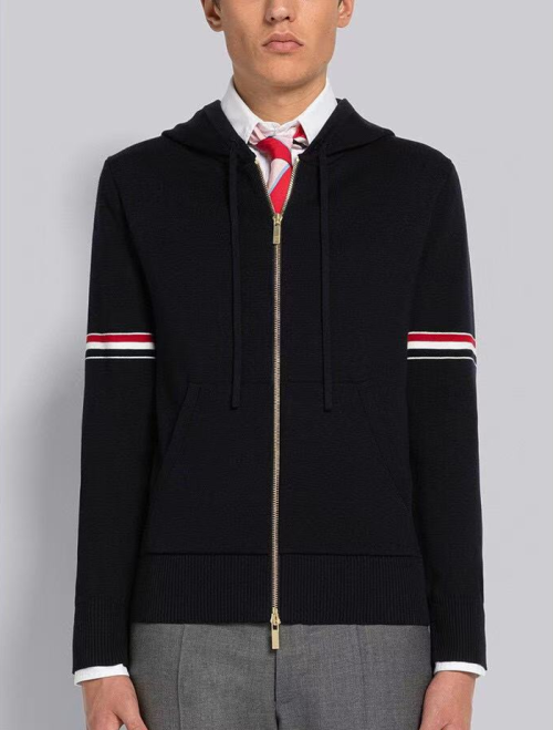 톰브라운 남성 후드 니트웨어 - Thom Browne Mens Hood Knitwear - thc3032x