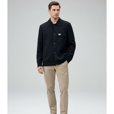 프라다 남성 다운 재킷 - Prada Mens Down Jacket - prc3196x