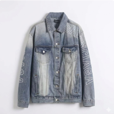 발렌시아가 남성 데님 재킷 - Balenciaga Mens Denim Jacket - bac3266x