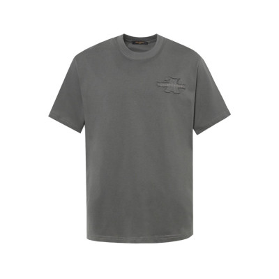 루이비통 남성 라운드 반팔 티셔츠 - Louis vuitton Mens Round Tshirt - lvc3549x