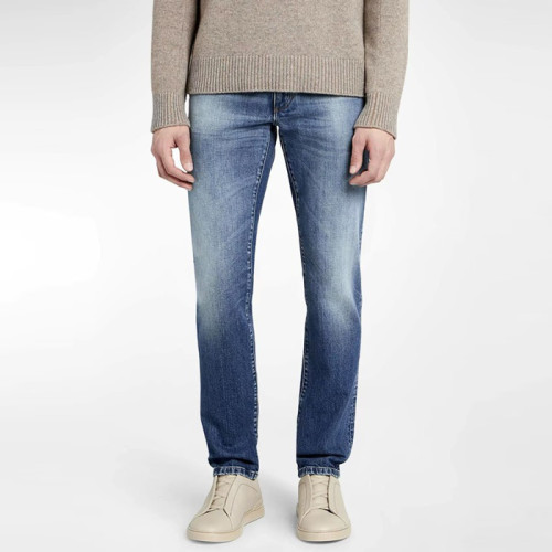 에르메네질도 제냐 남성 블루 청바지 -  Ermenegildo Zegna Mens Blue Jeans - zec3637x