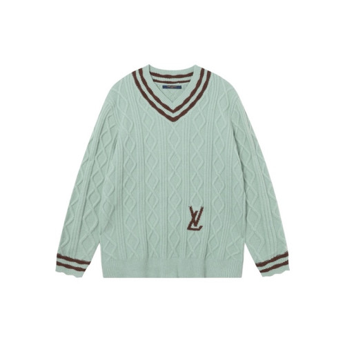 루이비통 남성 브이넥 스웨터 - Louis vuitton Mens V-neck Sweater - lvc3667x