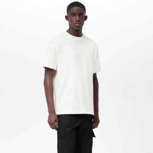 루이비통 남성 라운드 반팔 티셔츠 - Louis vuitton Mens Round Tshirt - lvc3822x