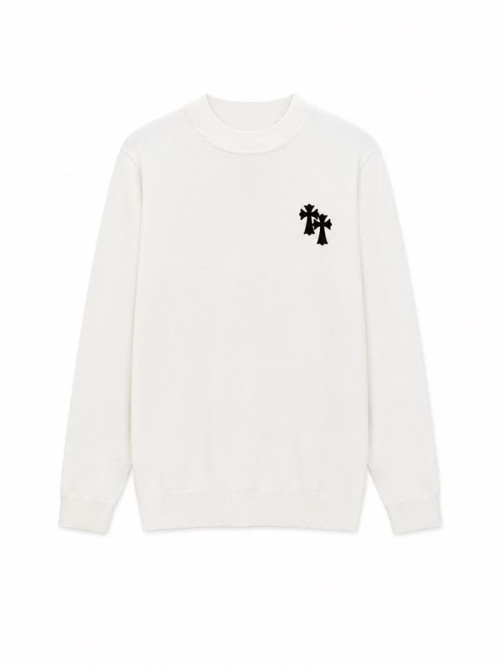 크롬하츠 남성 라운드 니트웨어 - Chrom hearts Mens Round Knitwear - chc3968x