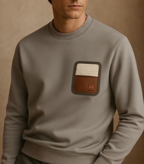에르메스 남성 라운드 맨투맨 - Hermes Mens Round Tshirt - hec4043x