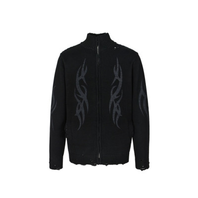 발렌시아가 남성 집업 니트 - Balenciaga Mens Zip-up Knitwear - bac4089x