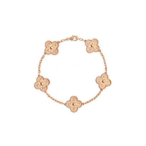 반클리프 아펠 여성 골드 팔찌 - Van Cleef & Arpels Womens Gold Bangle - acc2518x