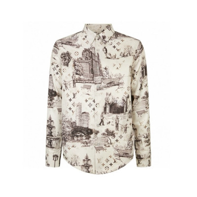 루이비통 남성 베이직 셔츠 - Louis vuitton Mens Basic Shirts - lvc4539x