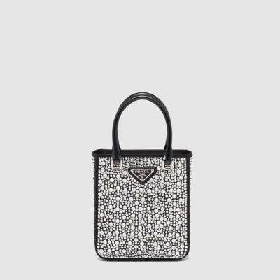 프라다 여성 새틴 토트백 1BA331 - Prada Womens Satin Tote Bag - prb3592x